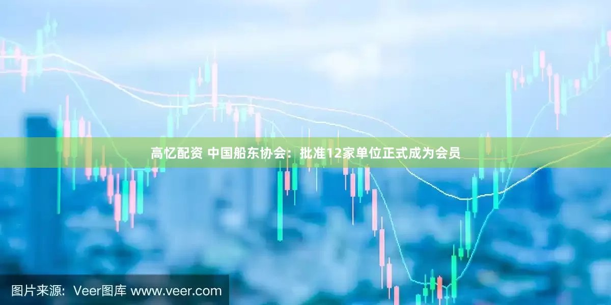 高忆配资 中国船东协会：批准12家单位正式成为会员